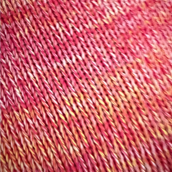 525 America Sweater knit Boat Neck Ombré Orange Multicolor Sz Xs Grandpa core - Picture 8 of 15